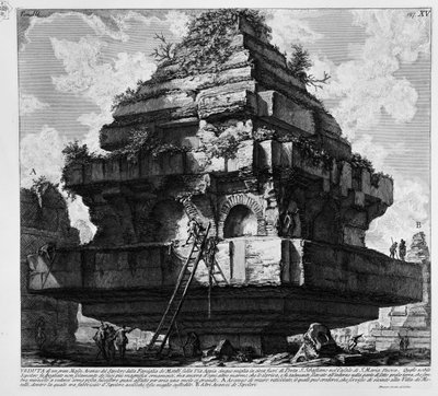 Das Grab an der Via Appia von Giovanni Battista Piranesi